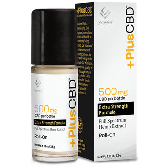 PlusCBD™ CBD Roll-On 500mg Extra Strength Formula