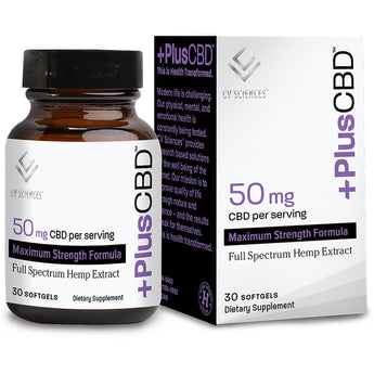 PlusCBD™ Softgel Capsules 50mg 30ct