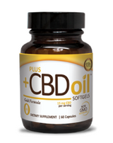 60 COUNT PlusCBD™ 15mg CBD Gold Formula Softgels - US Hemp Oils